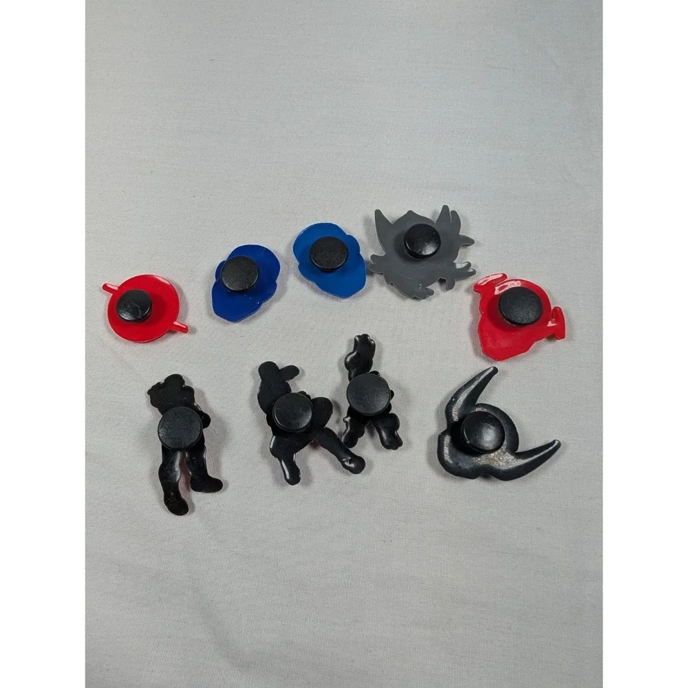 Marvel Characters Shoe Charms Wolverine Captain America Flash Various Lot Of 9